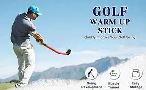 Golf Multi-functional Swing Aid Golf Warm Up Stick Power Sti