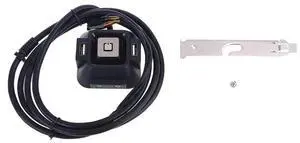 Multifunctional USB 2.0 Computer PC Switch External Power On/Off Reset Button with Microphone Port