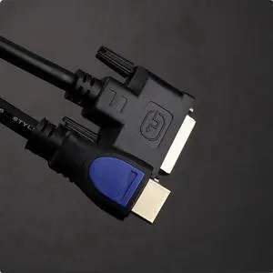 HDMI to DVI HD data cable Oxygen-free copper computer TV monitor conversion cable HDMI to DVI HD data cable Oxygen-free copper computer TV monitor conversion cable