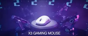 ATTA SHARK X3 Lightweight Wireless Gaming Mouse, 49g Tri-Mod