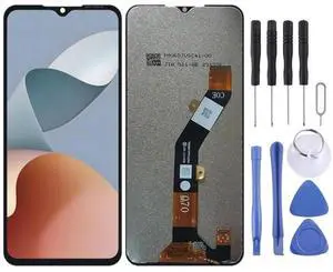 For ZTE Blade A54 LCD Screen with Digitizer Full Assembly (Black)