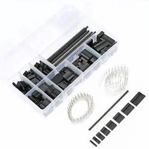 1450PCS 2.54mm PCB Jumper Wire Pin Header Connector Female Male 40Pin Box Packaging Kit Electronic Components Set
