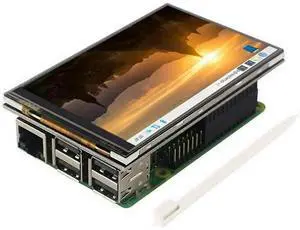 3.5 inch TFT LCD Display SPI 128MHz 60Hz TFT Monitor 480 x 320 Color Touch Screen Module with Touch Pen Compatible with Raspberry Pi 4B/3B/3B+