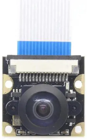 Camera Module Night Vision Camera Module 5MP Compatible with Raspberry Pi2/3/4B+ with 15cm Raspberry Pi Development Board Connection Cable