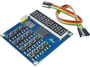 TM1638 8 Bits Optoelectronic Displays LED Digital Tube Module Keyboard Scan and Display LED Segment Displays Common Anode