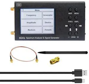 SA6 6GHz Spectrum Analyzer SA6 Signal Generator Signal Source Wi-Fi 2G 4G LTE CDMA GSM Beidou,Black SA6 6GHz Spectrum Analyzer SA6 Signal Generator Signal Source Wi-Fi 2G 4G LTE CDMA GSM Beidou,Black