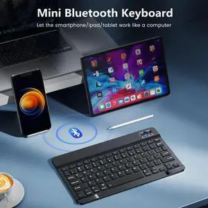Spanish French Bluetooth Wireless Keyboard Azerty Russian Ko