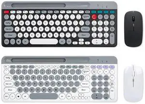 Dual-mode Wireless Keyboard & Mice Combo 2.4G Bluetooth 5.0
