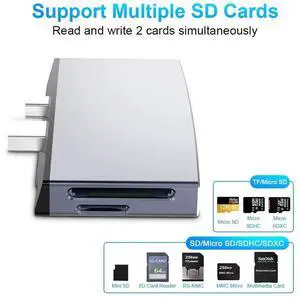 Surface Pro Docking Station for Surface Pro 6 Pro 5 Pro 4 with HDMI Adapter 4K,3 USB 3.0 Ports(5Gps),Build-in SD/TF(Micro SD) Card Reader Slot 6 in 1 Surface Pro Adapter for Surface Pro 6/5/4