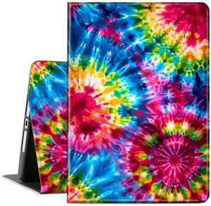 ACWDMKH Case for Microsoft Surface Pro 7 Plus/7/6/5/4 12.3 Inch Tablet,Leather Folio Adjustable Stand for Surface Pro Case 12.3,Rainbow Color