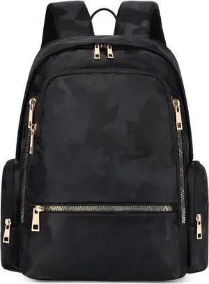 AO ALI VICTORY Backpack for Women Men Travel Laptop 15.6 Inch Computer Backpacks Anti Theft Carry on Bag College Bookbag Large Back Pack for Work Business Traveling Commuter Casual Daypack,Black