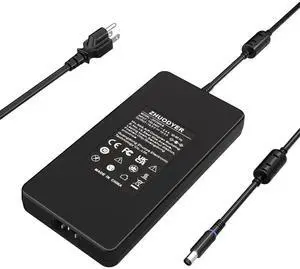 240W 180W Laptop Charger Compatible with Dell Alienware M15 R3 R4 R7 R6 R5 M17 R5 R4 R3 15 R3 R2 17 R3 G15 G16 G7 G5 G3 Series, Precision 7730 M17 X15 X17 X16 Gaming Laptop AC Power Adapter-7.4*5.0MM