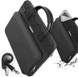 Smatree CityShield Laptop Shoulder Case for 13.5-15 inch Microsoft Surface Laptop Copilot+ PC, for Microsoft Surface Laptop 5/6/4/3, for 14.4 inch Surface Laptop Studio 2, Case with Pocket (MC05)