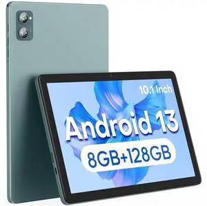 xiskt Android Tablet 10.1 inch Android 13 Tablet,8(4+4) GB&128GB Storage(Expand to 512GB), Dual 13MP+5MP Camera, 6800mAh, WiFi, Bluetooth 5.0,GPS xiskt Android Tablet 10.1 inch Android 13 Tablet,8(4+4) GB&128GB Storage(Expand to 512GB), Dual 13MP+5MP Camera, 6800mAh, WiFi, Bluetooth 5.0,GPS