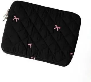 Attria Cute Bow Graphic Carrying Laptop Bag Y2K Preppy Laptop Sleeve Case Bag Kawaii Pad Computer Protect Case Pouch (15-15.6 inch,Black) Attria Cute Bow Graphic Carrying Laptop Bag Y2K Preppy Laptop Sleeve Case Bag Kawaii Pad Computer Protect Case Pouch (15-15.6 inch,Black)