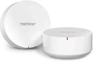 TRENDnet AC2200 WiFi Mesh Router System, TEW-830MDR2K,2 x AC2200 WiFi Mesh Routers, App-Based Setup, Expanded Home WiFi(Up to 4,000 Sq Ft. Home),Supports 2.4Ghz/5G,White