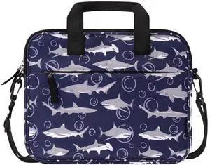 Choco Mocha 12.5 Inch Kids Tablet Sleeve Bag for Boys, Navy, Polyester
