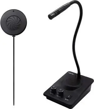 Window Speaker Intercom System and Counter Intercom for Bank Hospital Office Store Bus Station Ticket Booth Window Window Speaker Intercom System and Counter Intercom for Bank Hospital Office Store Bus Station Ticket Booth Window