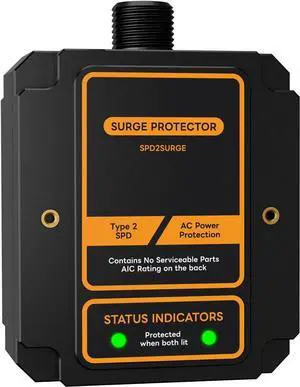 EVOSPD2SURGE Whole House Surge Protector for 72,000 Amps/Phase.1880 Joules (Total).Thermally Proteced Metal Oxide Varistors,120/240V EVOSPD2SURGE Whole House Surge Protector for 72,000 Amps/Phase.1880 Joules (Total).Thermally Proteced Metal Oxide Varistors,120/240V