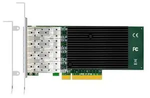 ST7219 4-Port 10G SFP+ Ethernet Network Card with Intel X710-BM1 Controller, PCIE 3.0 X8 Interface, Support Windows 11/10/Windows Server/Linux/ESX/VMware ESXi(Not Support Mac OS) ST7219 4-Port 10G SFP+ Ethernet Network Card with Intel X710-BM1 Controller, PCIE 3.0 X8 Interface, Support Windows 11/10/Windows Server/Linux/ESX/VMware ESXi(Not Support Mac OS)
