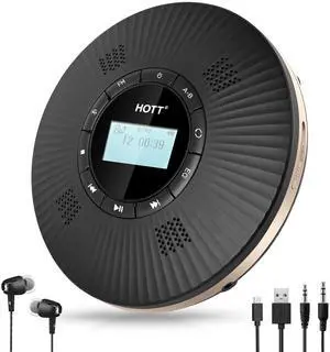 C228 Portable CD Player with Bluetooth 5.3 with 4 Speaker Stereo Sound,FM Transmitter, A-B Repeat, 5 EQ Modes,Rechargeable Battery (1800mAh) Small CD Players C228 Portable CD Player with Bluetooth 5.3 with 4 Speaker Stereo Sound,FM Transmitter, A-B Repeat, 5 EQ Modes,Rechargeable Battery (1800mAh) Small CD Players