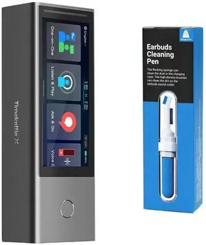 X1 AI Interpreter Hub 40-Language, Two-Way Translation Device for up to 50 Users. Perfect for Business, K-12 Education and Earbuds Cleaning Pen X1 AI Interpreter Hub 40-Language, Two-Way Translation Device for up to 50 Users. Perfect for Business, K-12 Education and Earbuds Cleaning Pen