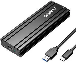 M.2 SATA SSD Enclosure, USB3.2 Gen2X1 Type-C to SATA NGFF Based M.2 Solid State Drive Adapter Reader, Support B Key B+M Key, Aluminum (K1686S) M.2 SATA SSD Enclosure, USB3.2 Gen2X1 Type-C to SATA NGFF Based M.2 Solid State Drive Adapter Reader, Support B Key B+M Key, Aluminum (K1686S)