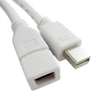 JVFYI DP-019 6ft Mini DisplayPort Male to Mini DP DisplayPort Female Extension Cable 1.8m JVFYI DP-019 6ft Mini DisplayPort Male to Mini DP DisplayPort Female Extension Cable 1.8m