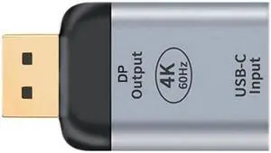 JVFYI USB-C Type C Female Source to Displayport DP Sink HDTV Adapter 4K 60hz 1080p for Tablet & Phone & Laptop JVFYI USB-C Type C Female Source to Displayport DP Sink HDTV Adapter 4K 60hz 1080p for Tablet & Phone & Laptop