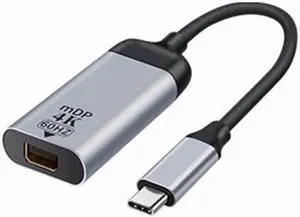JVFYI USB-C Type C to Mini DP Displayport Cable Adapter 4K 2K 60hz for Tablet & Phone & Laptop