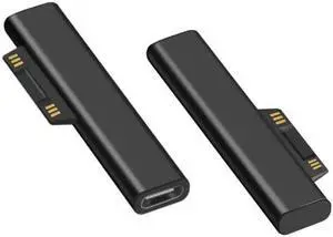 JVFYI UC-112-SURFA3 DC 15V Type-C USB-C Female to Surface Pro7 Pro6 Pro5 Pro4 Pro X Go Book Charge Adapter