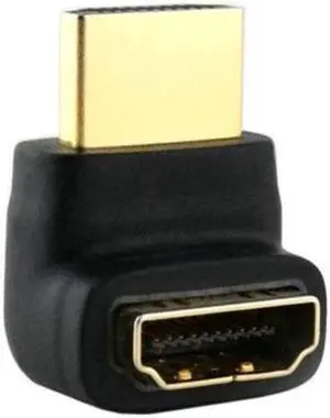 JVFYI HD-009 90 Degree Up Angled HDMI 1.4 Male to Female Extension Adapter Converter JVFYI HD-009 90 Degree Up Angled HDMI 1.4 Male to Female Extension Adapter Converter