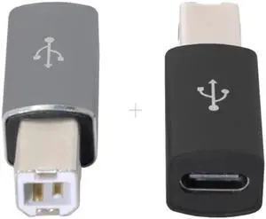 JVFYI 2pcs USB-C Type C to Midi Adapter Converter Lectronic Musical Instrument for Midi Keyboard Phone Tablet