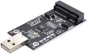 JVFYI U2-008 Mini PCI-E mSATA to USB 2.0 External SSD PCBA Conveter Adapter Pen Driver Card without Case