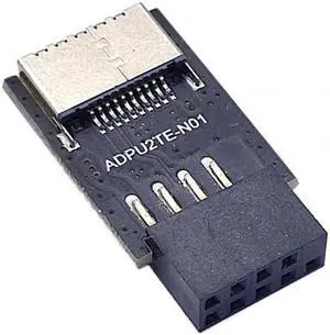 JVFYI UC-095 USB 3.1 Front Panel Socket Key-A Type-E to USB 2.0 9Pin 10Pin Mainboard Header Male Extension Adapter JVFYI UC-095 USB 3.1 Front Panel Socket Key-A Type-E to USB 2.0 9Pin 10Pin Mainboard Header Male Extension Adapter