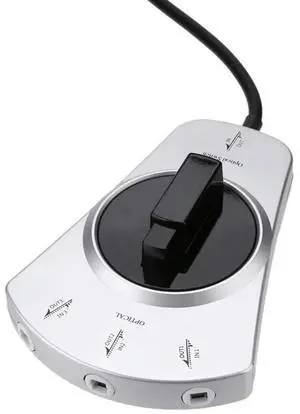 JVFYI 3-Way Selector Splitter 3 To 1 Switch Fiber Cable for CD Player, MD, DVD, VCR Digital Audio Optical Fiber Cable Toslink