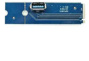 JVFYI PCI - E X16 slot adapter card, graphics card extension adapter cable, MINI, NGFF M.2 to adapter card