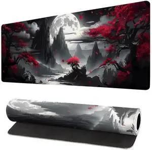 JVFYI Gaming Mouse Pad Desk Pad,Extended Big Mouse Pad,31.5x11.8 Inch Long Computer Keyboard Mouse Mat Mousepad with 3mm Non-Slip Base and Stitched Edge for Gaming and Office (Dark Canyon) JVFYI Gaming Mouse Pad Desk Pad,Extended Big Mouse Pad,31.5x11.8 Inch Long Computer Keyboard Mouse Mat Mousepad with 3mm Non-Slip Base and Stitched Edge for Gaming and Office (Dark Canyon)