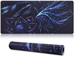 JVFYI XXL Gaming Mouse Pad 35.4x15.7 Professional Large Mouse Pad & Computer Game Mouse Mat-90x40 Flowershape JVFYI XXL Gaming Mouse Pad 35.4x15.7 Professional Large Mouse Pad & Computer Game Mouse Mat-90x40 Flowershape