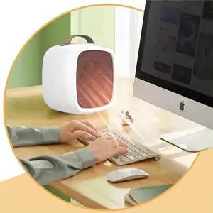 JVFYI Portable Electric Mini Fan Heater | Fast & Safe Ceramic Heating for Home & Office White JVFYI Portable Electric Mini Fan Heater | Fast & Safe Ceramic Heating for Home & Office White