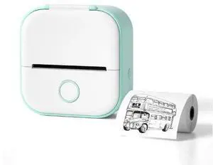 JVFYI Phomemo T02 Mini Portable Thermal Printer 53mm Sticker Pocket Printer with 203DPI Green-1SET JVFYI Phomemo T02 Mini Portable Thermal Printer 53mm Sticker Pocket Printer with 203DPI Green-1SET