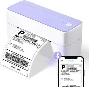 JVFYI Phomemo PM241-BT Thermal Printer | Wireless 4x6 Shipping Label Printer for E-commerce & Small Business Purple JVFYI Phomemo PM241-BT Thermal Printer | Wireless 4x6 Shipping Label Printer for E-commerce & Small Business Purple