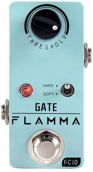 JVFYI FLAMMA FC10 Noise Gate Pedal | Dual-Mode HARD/SOFT Noise Reduction | True Bypass Guitar & Bass Signal Cleaner JVFYI FLAMMA FC10 Noise Gate Pedal | Dual-Mode HARD/SOFT Noise Reduction | True Bypass Guitar & Bass Signal Cleaner