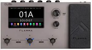 JVFYI FLAMMA FX150 Multi-Effects Guitar Pedal | 160 FX, 30 Cab Sims, 180 Presets | 80 Drum Patterns & 52-Second Looper FX150 Grey JVFYI FLAMMA FX150 Multi-Effects Guitar Pedal | 160 FX, 30 Cab Sims, 180 Presets | 80 Drum Patterns & 52-Second Looper FX150 Grey