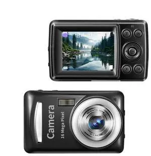 JVFYI 16MP Retro Digital Camera, Compact Pink CCD Camera with 2.4" LCD for Teens & Adults black JVFYI 16MP Retro Digital Camera, Compact Pink CCD Camera with 2.4" LCD for Teens & Adults black