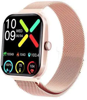 JVFYI Joeme Fit Women's Smart Watch: 1.9" HR Monitor, Blood Oxygen, 108 Sport Modes Milan Rose Gold JVFYI Joeme Fit Women's Smart Watch: 1.9" HR Monitor, Blood Oxygen, 108 Sport Modes Milan Rose Gold