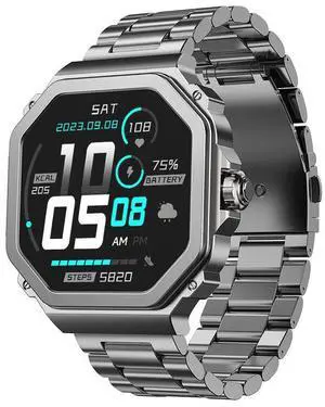 JVFYI T63 Smart Watch 1.43" AMOLED, Bluetooth Calls, Heart Rate & Blood Oxygen Monitor, Multi-Sport Modes silver gray JVFYI T63 Smart Watch 1.43" AMOLED, Bluetooth Calls, Heart Rate & Blood Oxygen Monitor, Multi-Sport Modes silver gray