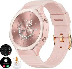 JVFYI 1.32" Smart Watch for Women, 100+ Sport Modes, Heart Rate/SpO2 Tracker, iOS Android Compatible JVFYI 1.32" Smart Watch for Women, 100+ Sport Modes, Heart Rate/SpO2 Tracker, iOS Android Compatible