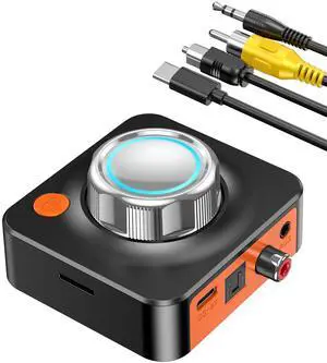 Bluetooth Receiver for Home Stereo, Bluetooth Adapter for Old Receiver with 3.5mm/Optical/COAXIAL Low Latency, 3D Surround Volume Control Wireless Audio Receivers, Support TF Card Playback KAIY Bluetooth Receiver for Home Stereo, Bluetooth Adapter for Old Receiver with 3.5mm/Optical/COAXIAL Low Latency, 3D Surround Volume Control Wireless Audio Receivers, Support TF Card Playback KAIY