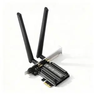 FENVI PCIe WiFi 6E Card for Desktop PC, AX5400 Tri-Band PCIe Wireless Network Adapter with Bluetooth 5.3, WIFI6 MT7922 Chipset, WPA3, MU-MIMO, OFDMA,Low-Profile Bracket Compatible with Windows 10/11 FENVI PCIe WiFi 6E Card for Desktop PC, AX5400 Tri-Band PCIe Wireless Network Adapter with Bluetooth 5.3, WIFI6 MT7922 Chipset, WPA3, MU-MIMO, OFDMA,Low-Profile Bracket Compatible with Windows 10/11